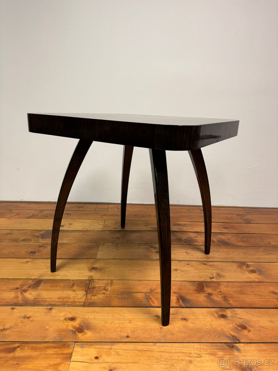 Konferenční stolek Halabala po renovaci - šelak - 5