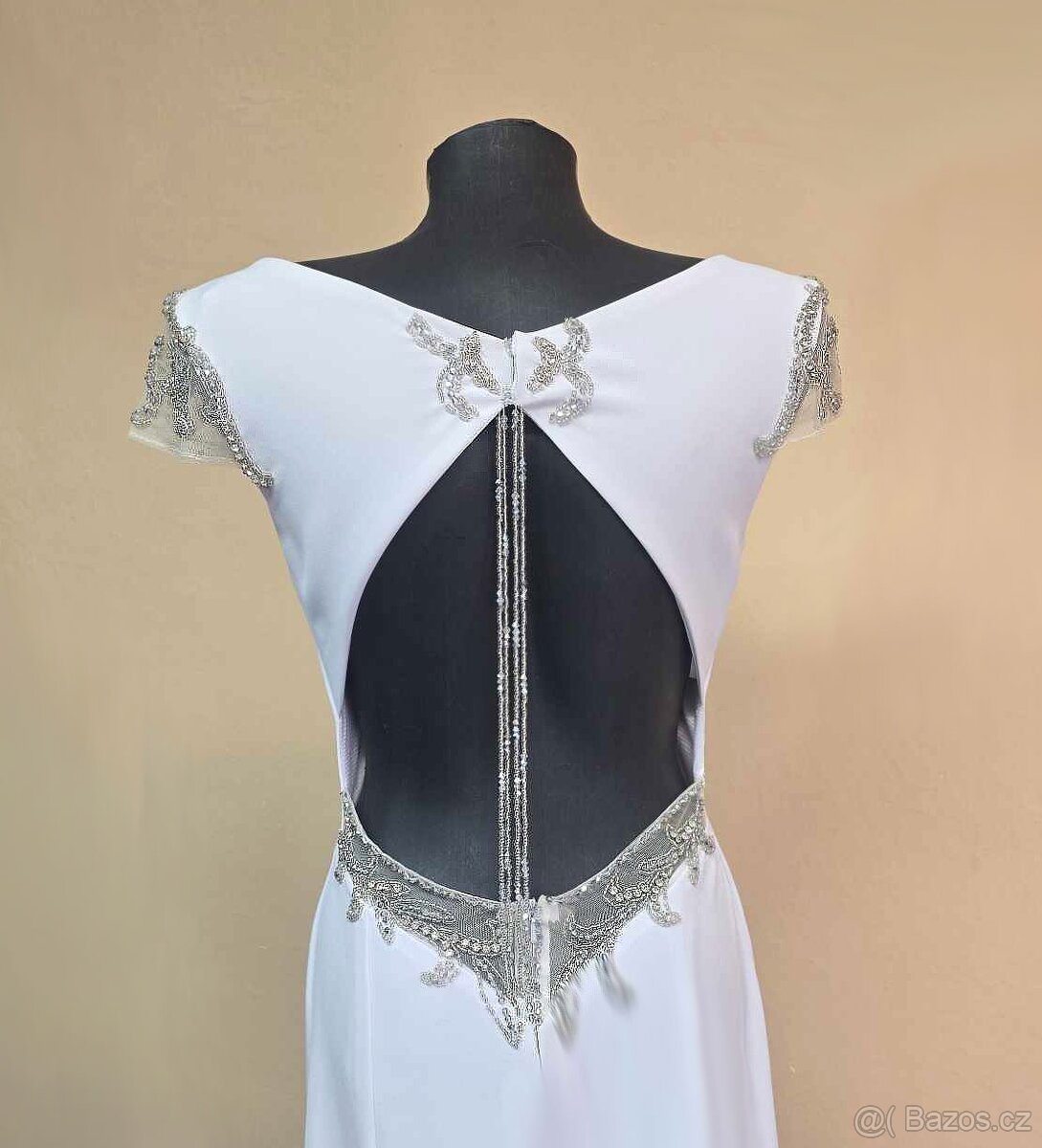 🎀MONA🎀 PŘEKRÁSNÉ SVATEBNÍ ŠATY VEL.36 - 5