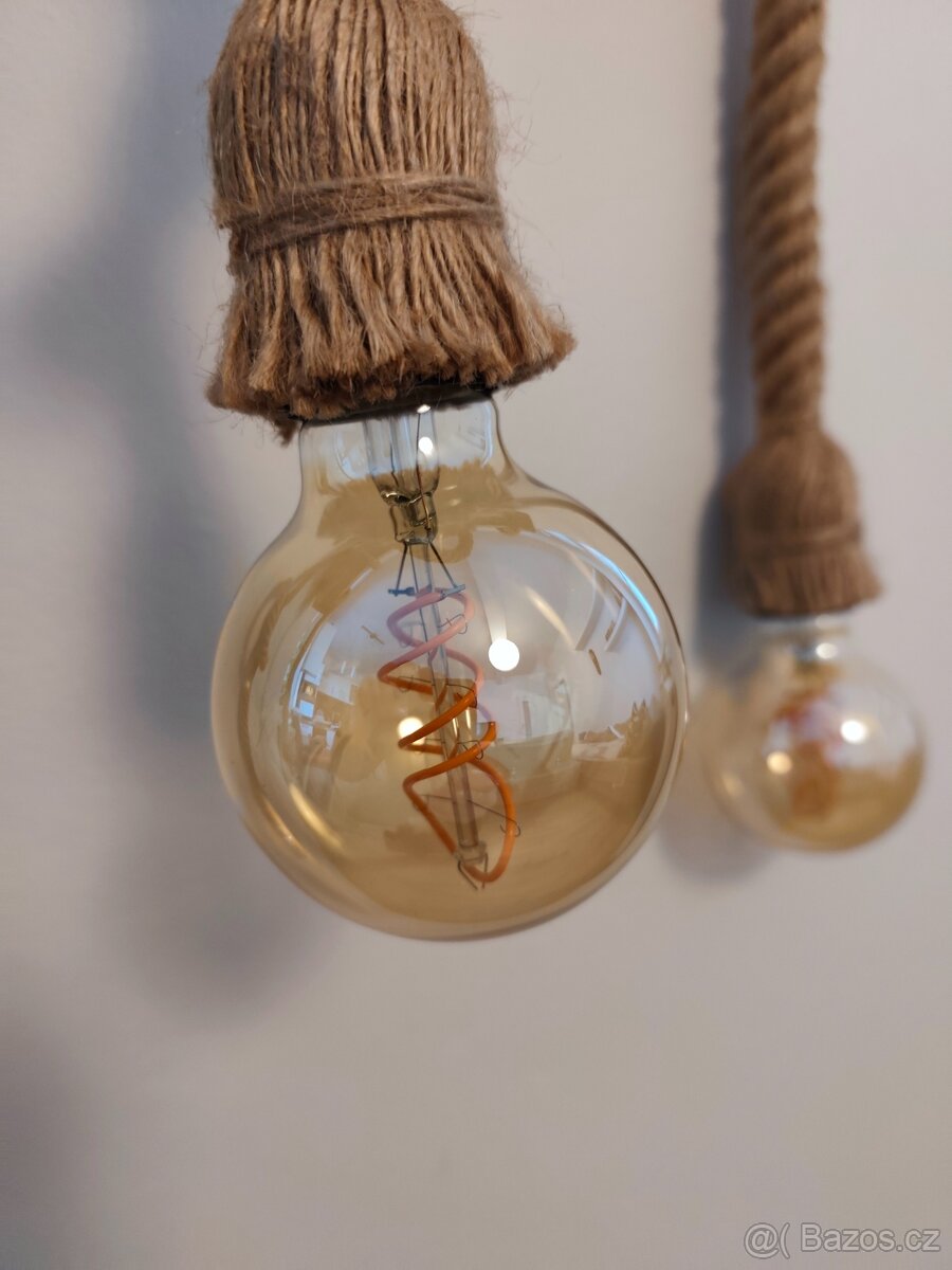 Stropní svítidlo + 4 led žárovky - 5