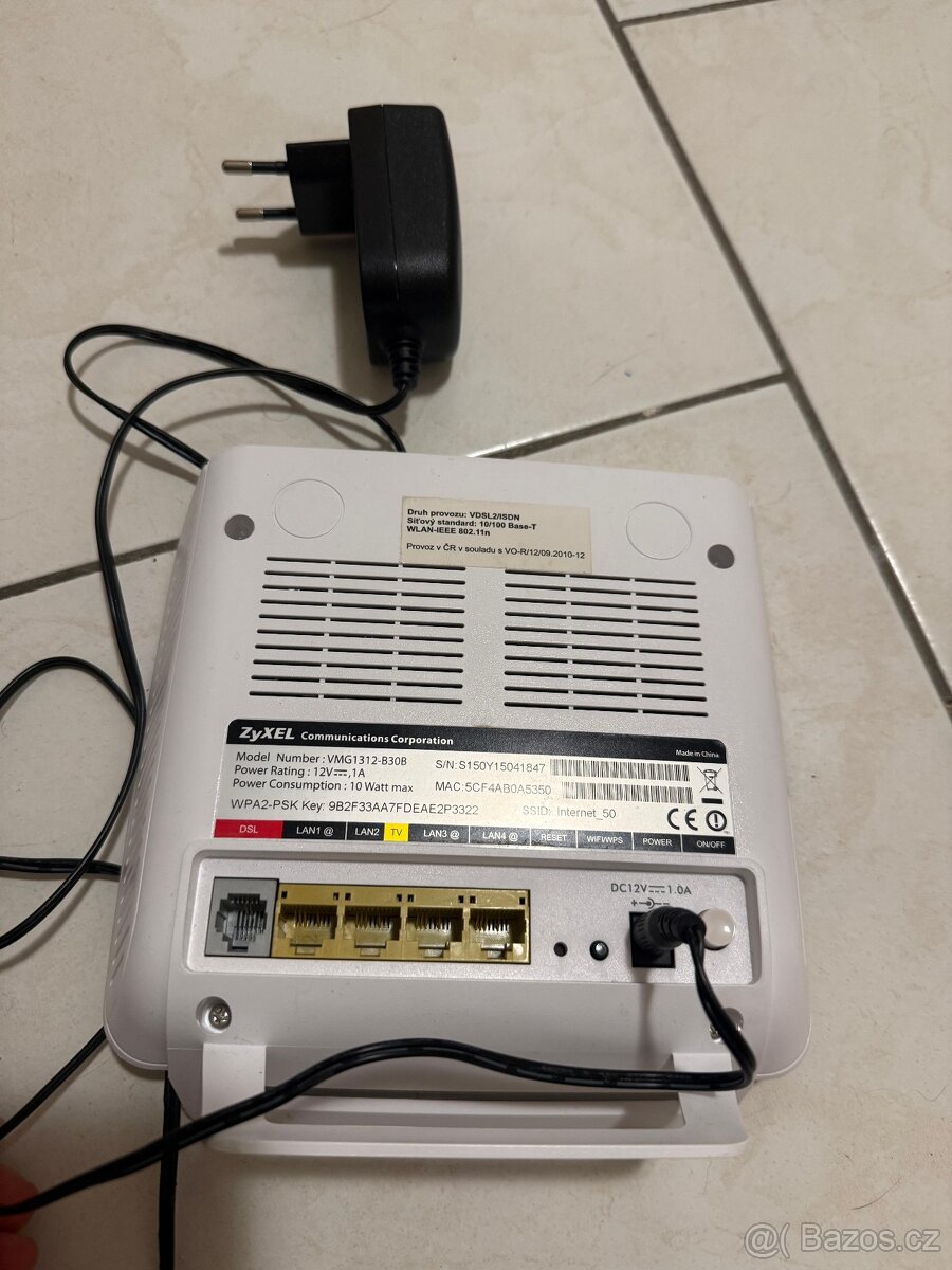 Použitý modem ZYXEL VMG1312-B30B - 5