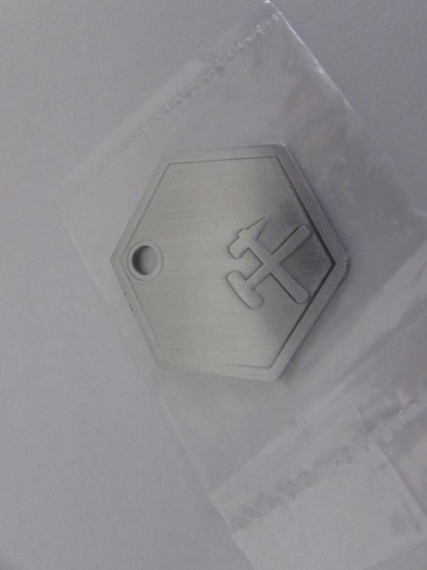 Znak hornické kladívka na auto zadní nebo přední aj. - nové - 5