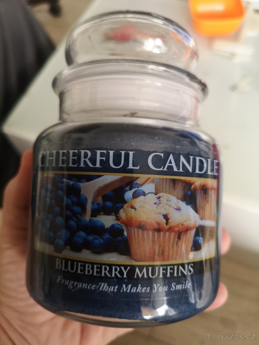 svíčka Cheerful Candle Blueberry Muffins - 5