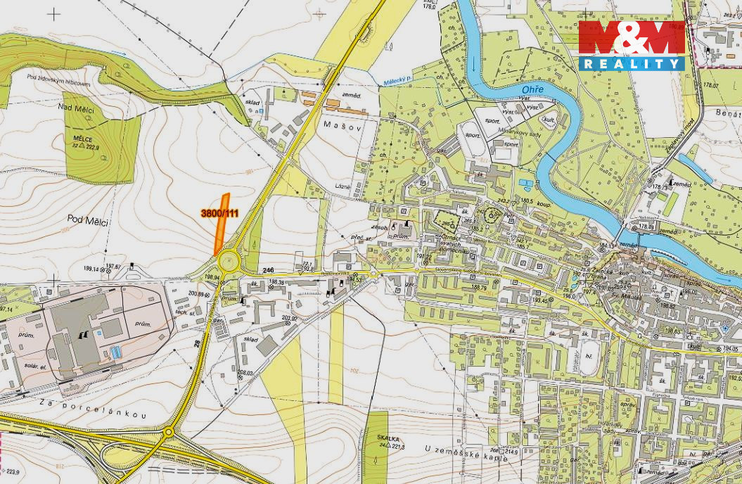 Prodej pole, 20957 m², Louny - 5