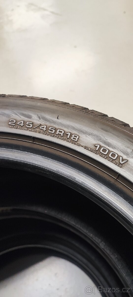 1ks 245/45R18 Goodyear UltraGrip, DOT 4420, 7.6mm. Run Flat. - 5