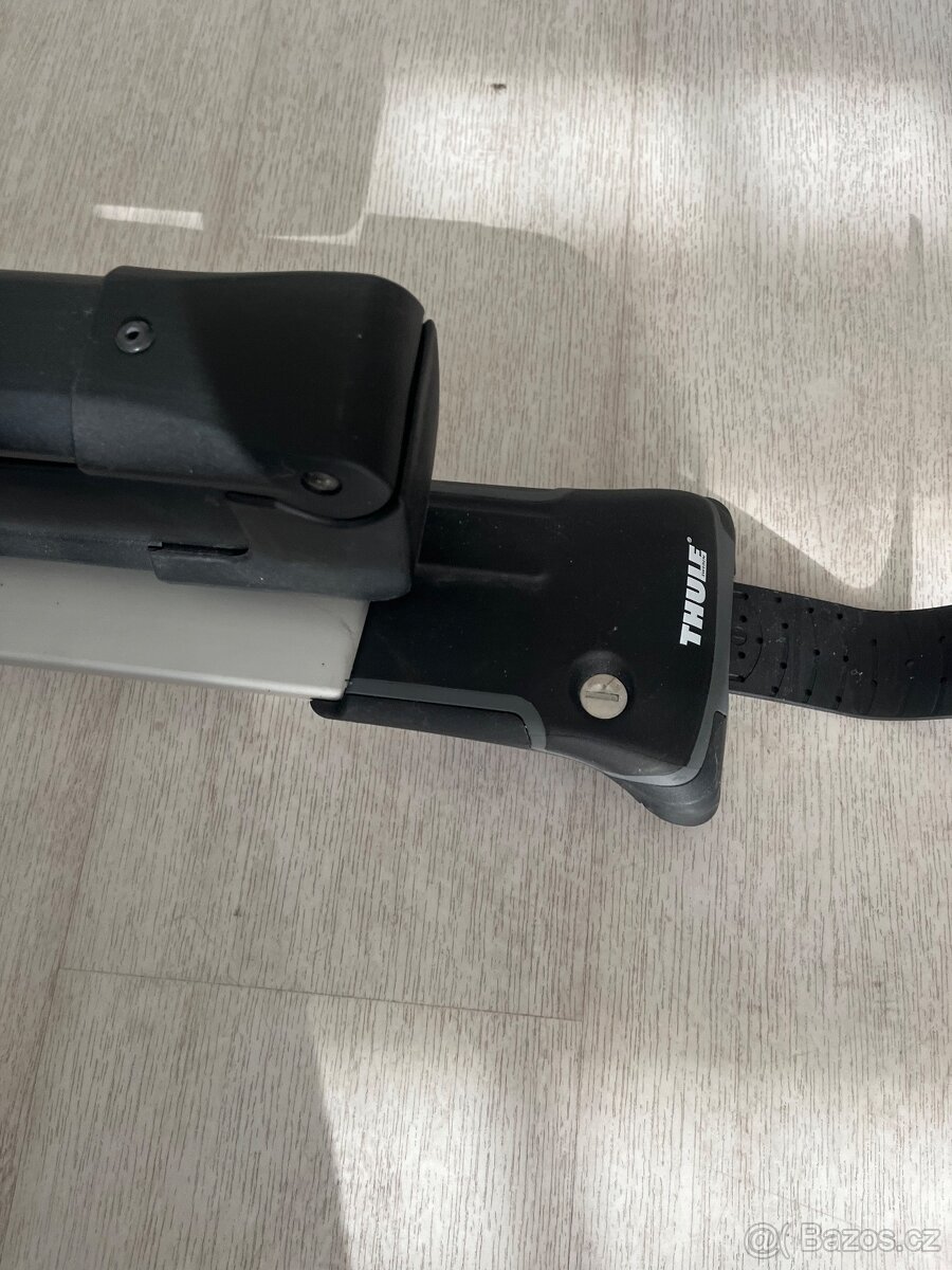 Thule střešní nosiče skoda kodiaq,držaky lyží - 5