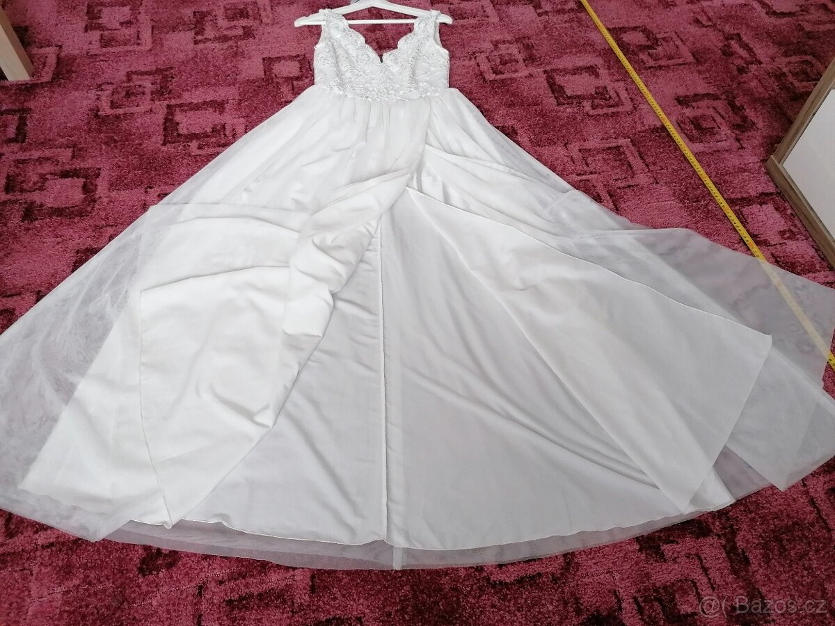 Svatební šaty vel. 38 - 5