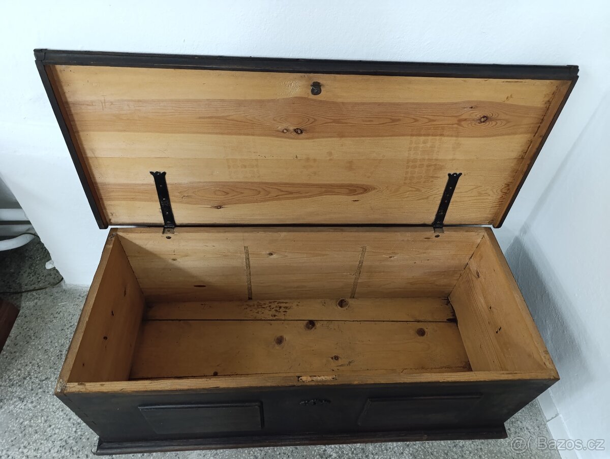 Starožitná truhla, masív, Nábytek s příběhem - 5