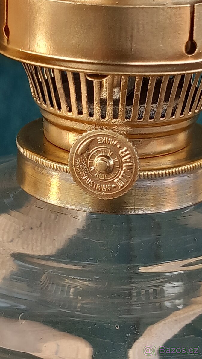 Starožitná petrolejová lampa - 5