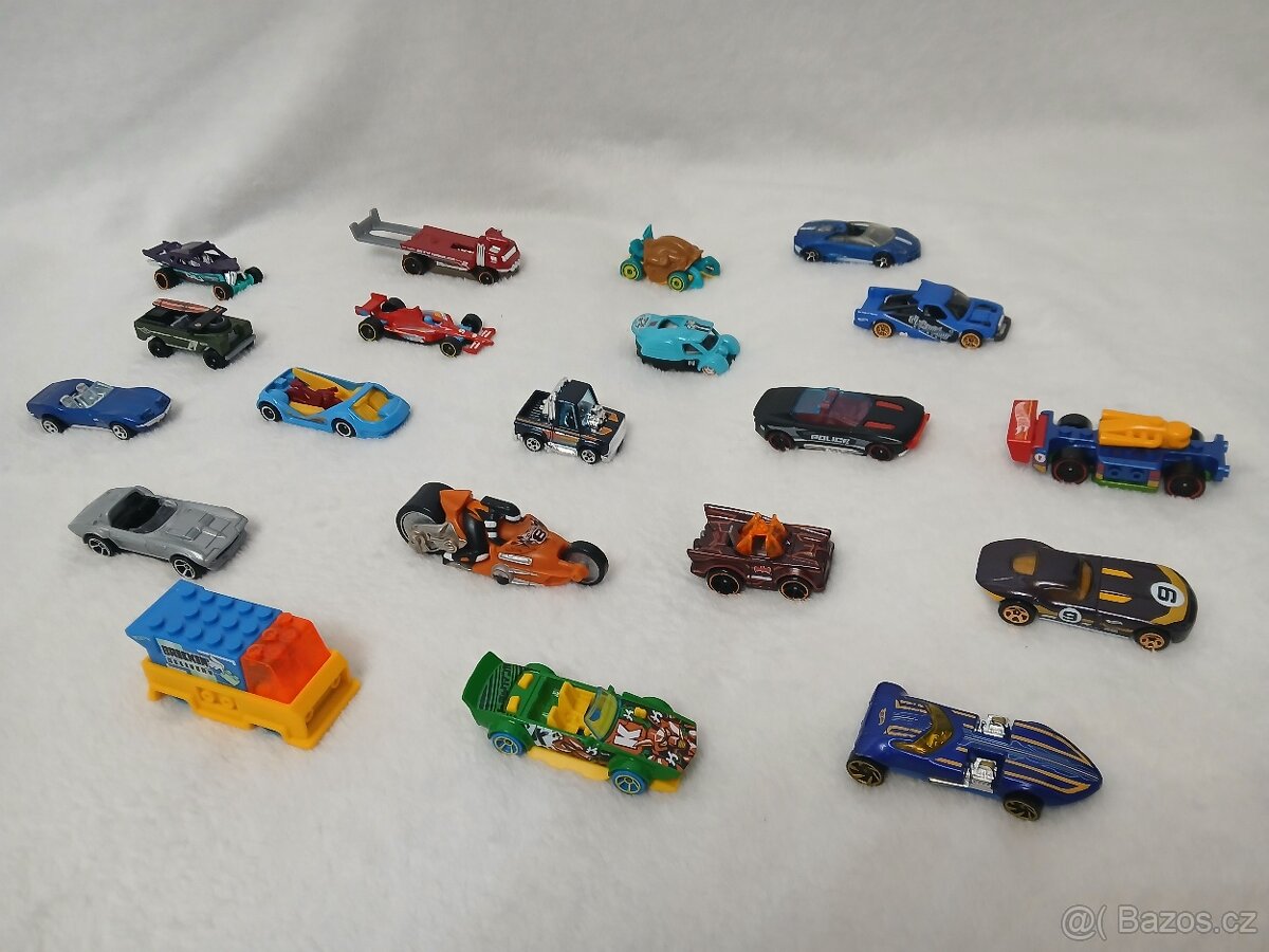 Hot wheels 7 x 20 autíček rozbalené nehrané Cena za 20ks - 5