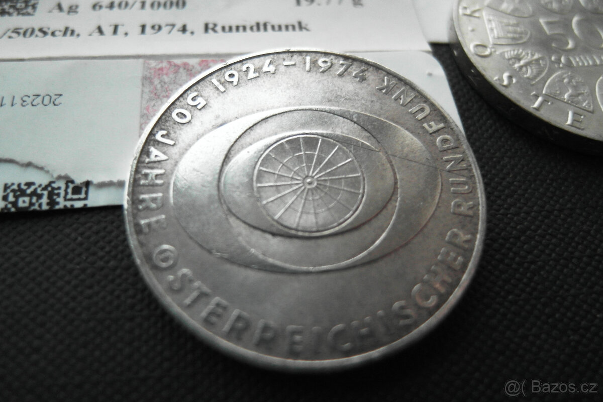 Staré mince 2 kusy stříbro - 5