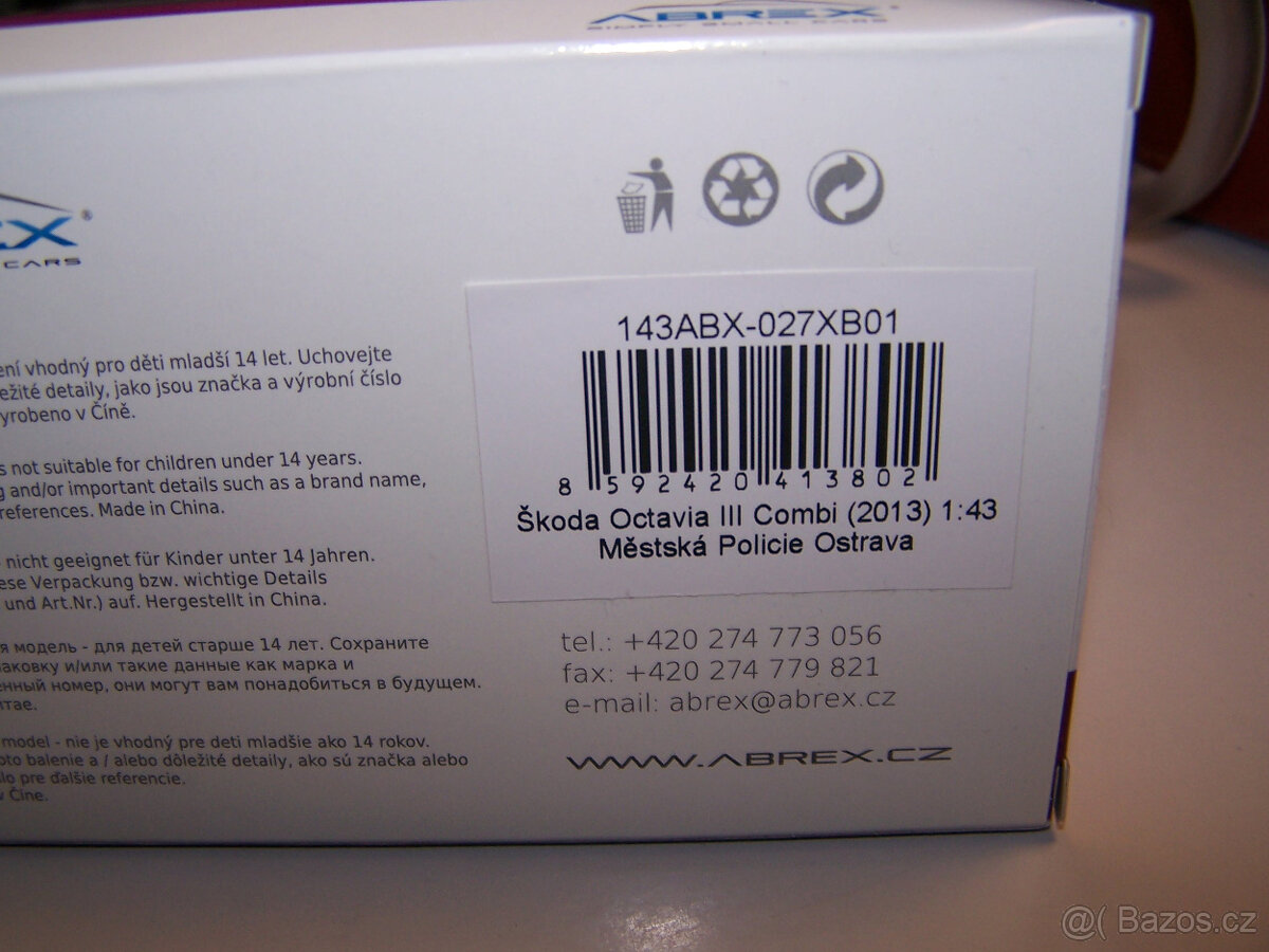 Škoda Octavia III Combi 2013 Městská Policie Ostrava 1/43 mo - 5