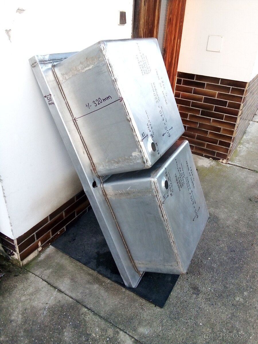 Velký lavor, mycák dvojitý. Nerez INOX 610 x 605 x 320mm. - 5