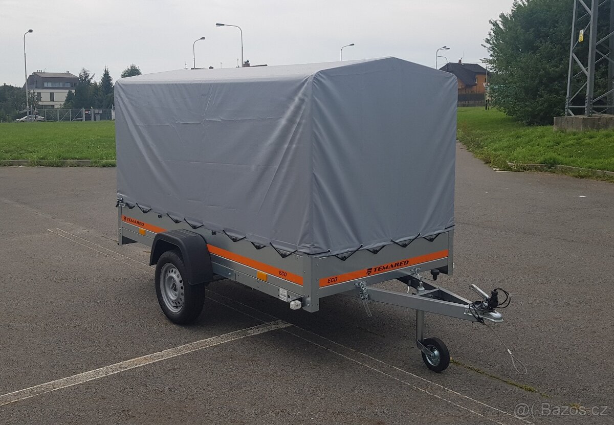 Nový přívěsný vozík Temared 750kg, dovoz po celé ČR - 5