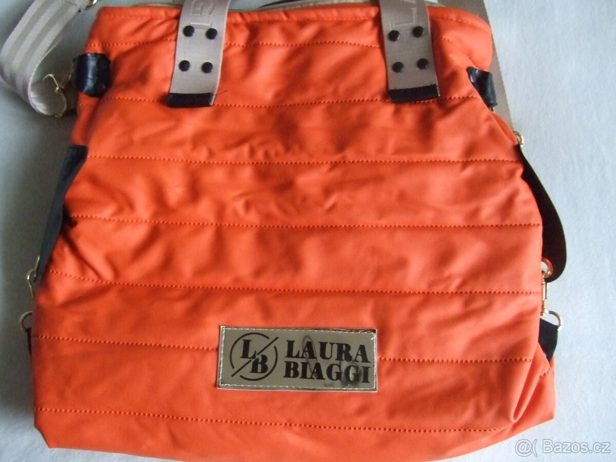 Kabelka oranžová. - 5