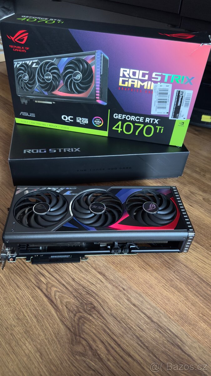 Prodám rtx 4070 ti asus Rog Strix - 5