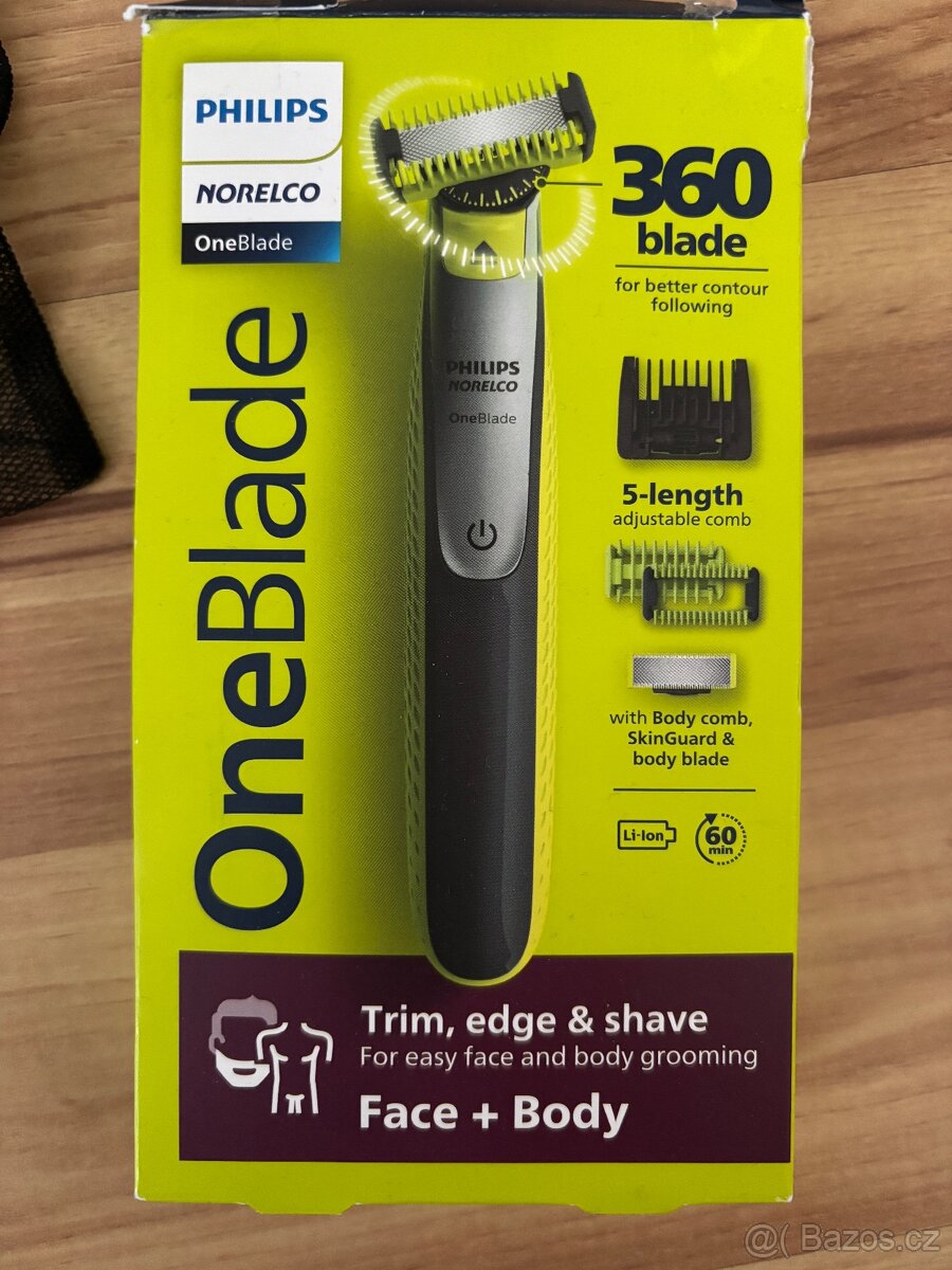 Planžetový holicí strojek Philips OneBlade 360 - 5