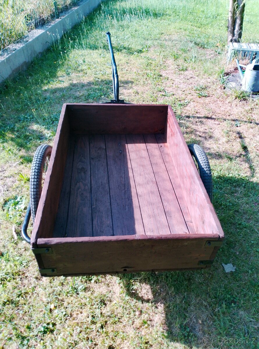 Historický vozík za jízdní kolo-(Assmann) - 5