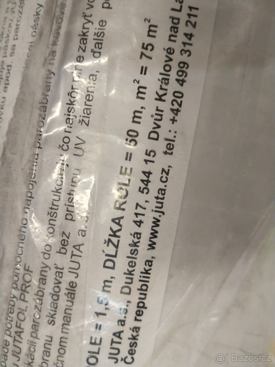 Parotěsná fólie jutafol - 5