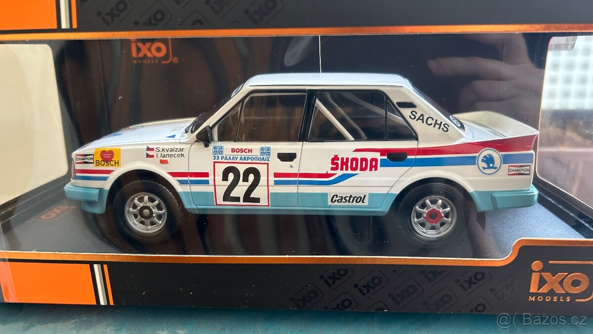 ŠKODA 130LR #21, #22 (1987) Rallye 1/18 IXO - 5
