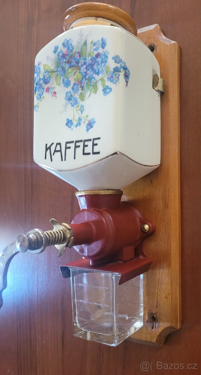 Starožitný mlýnek na kávu Leinbrock - 5