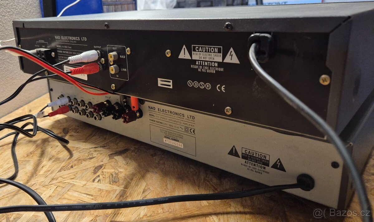 Prodám setavu zesilovače NAD 310 a tuneru NAD 414 - 5
