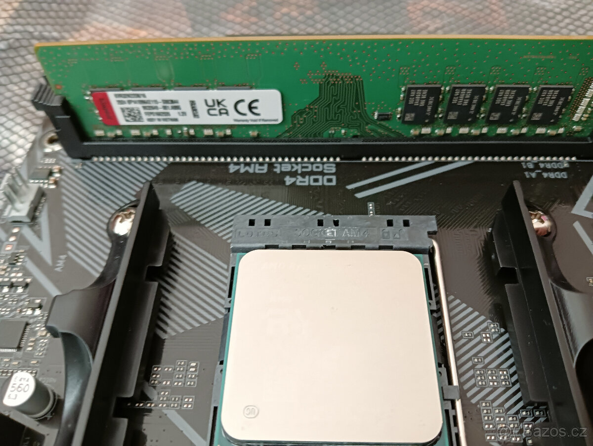 MB Gigabyte A520M-KV2+ CPU + RAM, sock. AM4 - 5