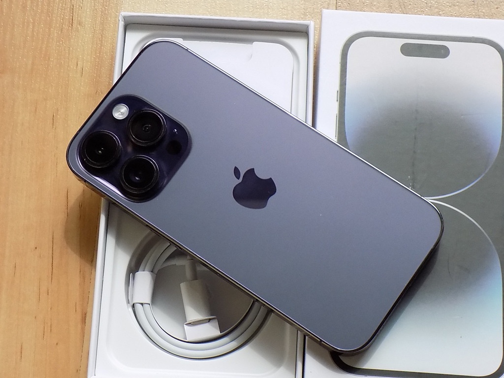  APPLE iPhone 14 Pro 128GB Deep Purple - ZÁRUKA - TOP STAV - 5