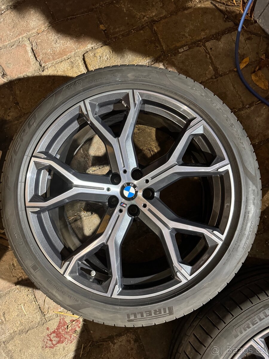 Originální sada alu kol BMW X5 G05 a X6 G06 R21 - 5