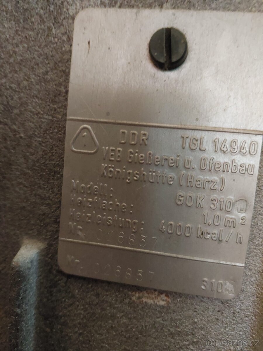 Litinová-kachlová kamna - 5