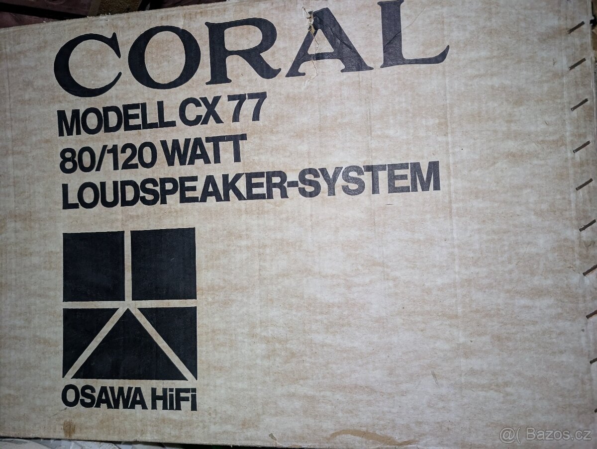 Reproduktory Coral CX77 MKIII - 5