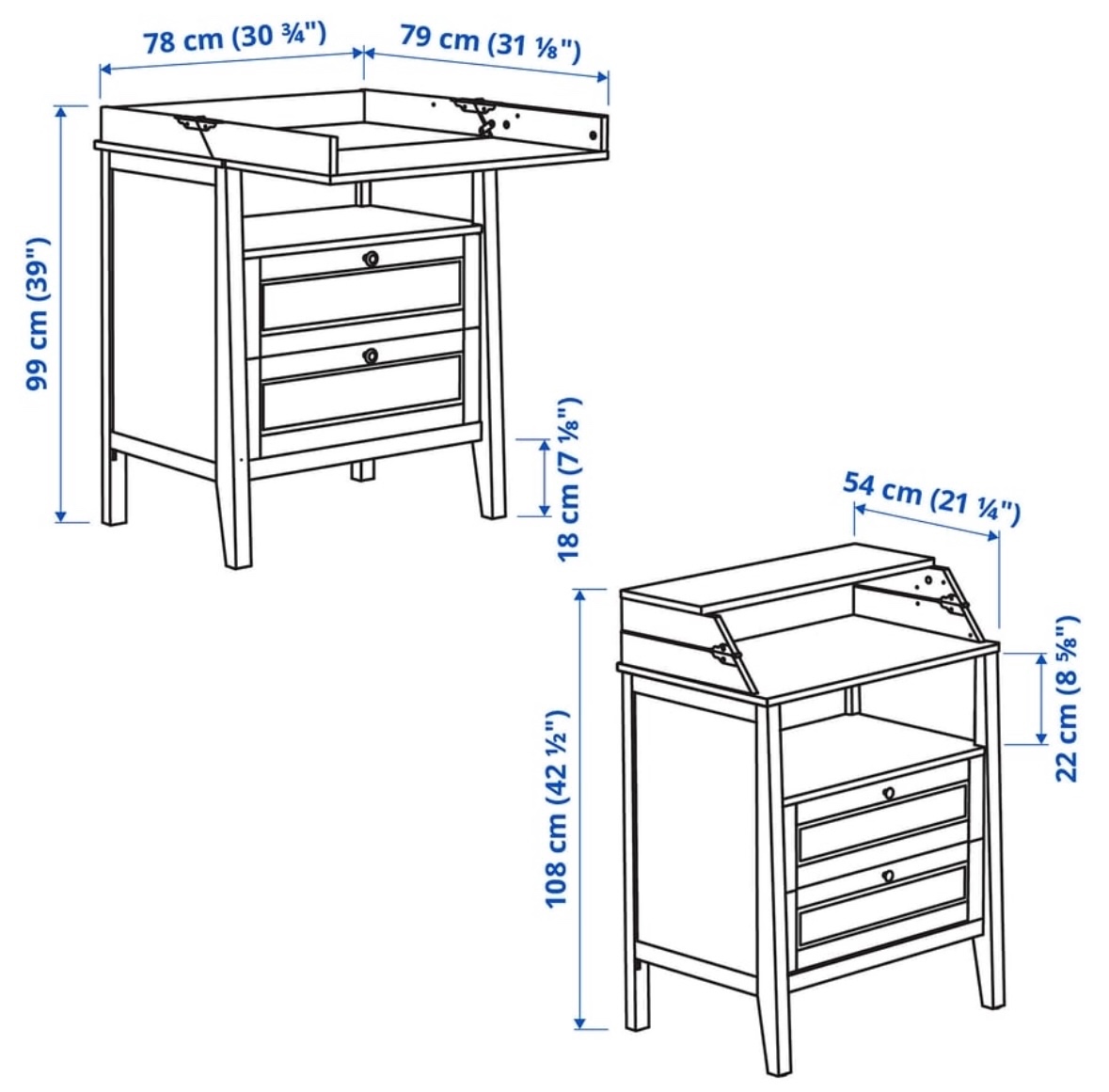 Přebalovací komoda Sundvik IKEA - 5