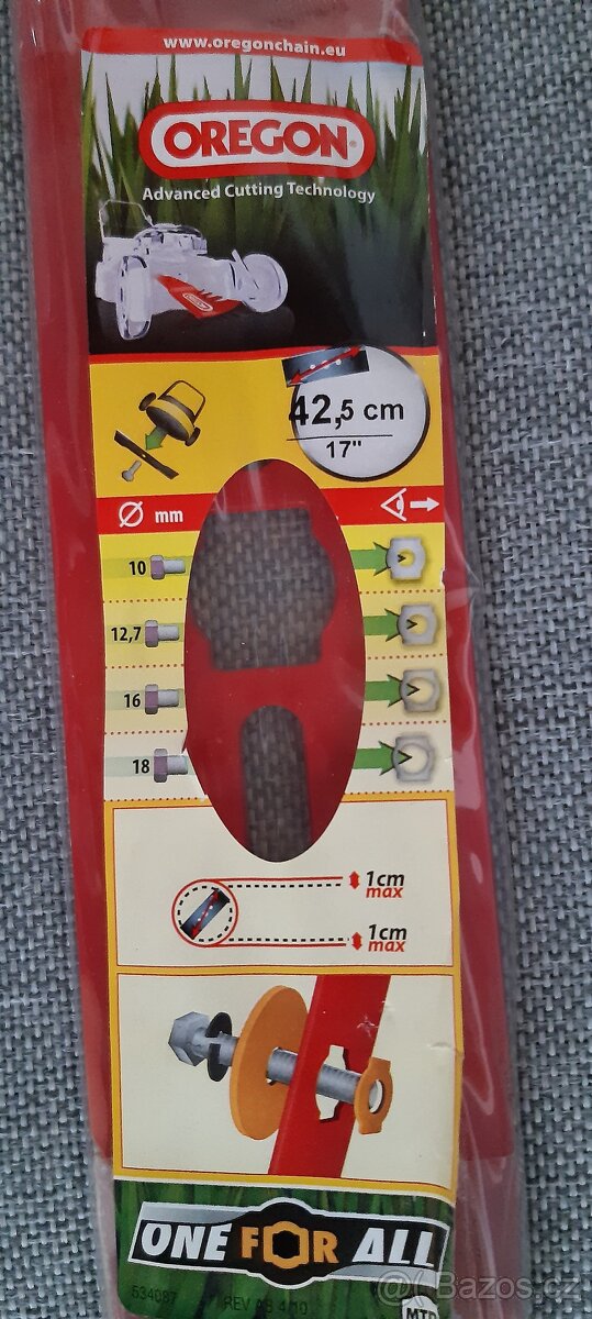 NŮŽ OREGON PRO TRAVNÍ SEKAČKY 43CM - 5