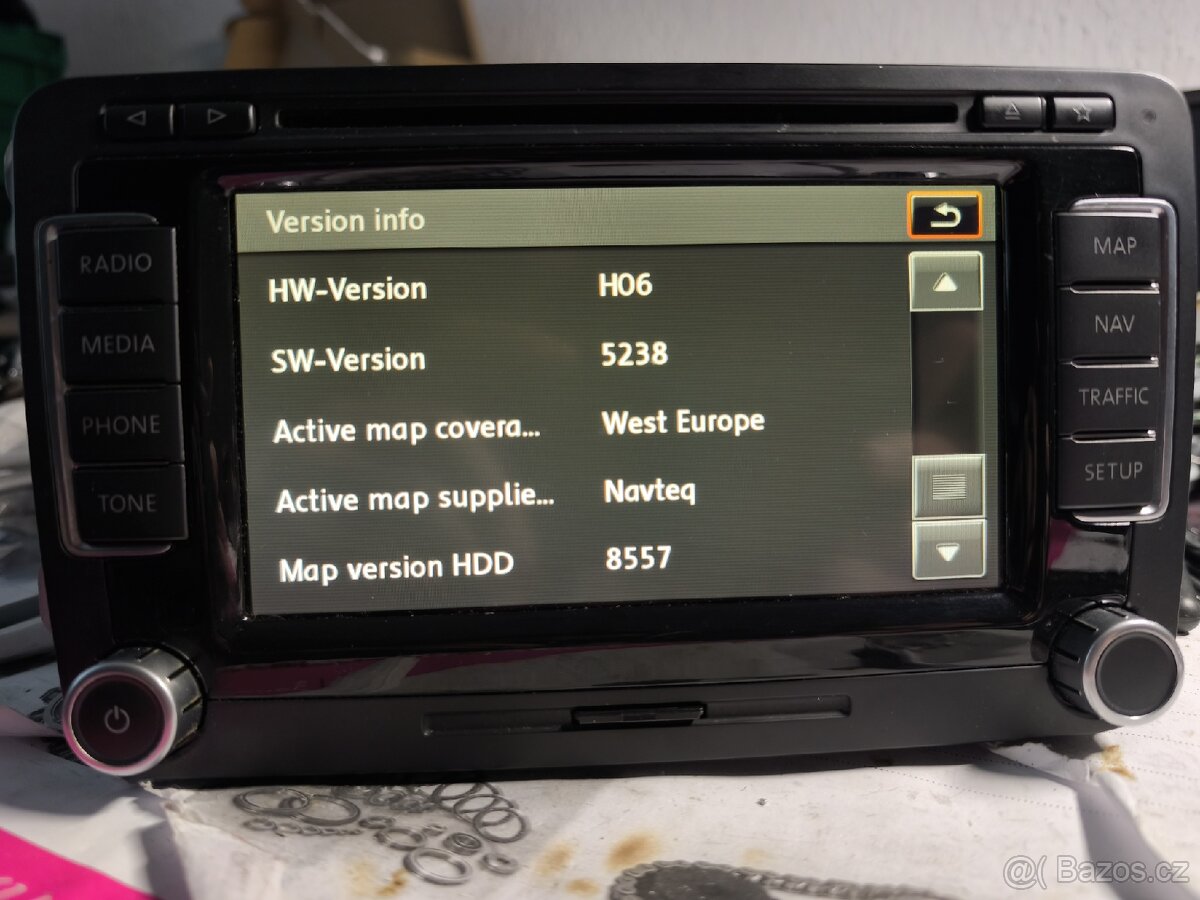 VW RNS510 1T0035680C LED aktualizované - 5