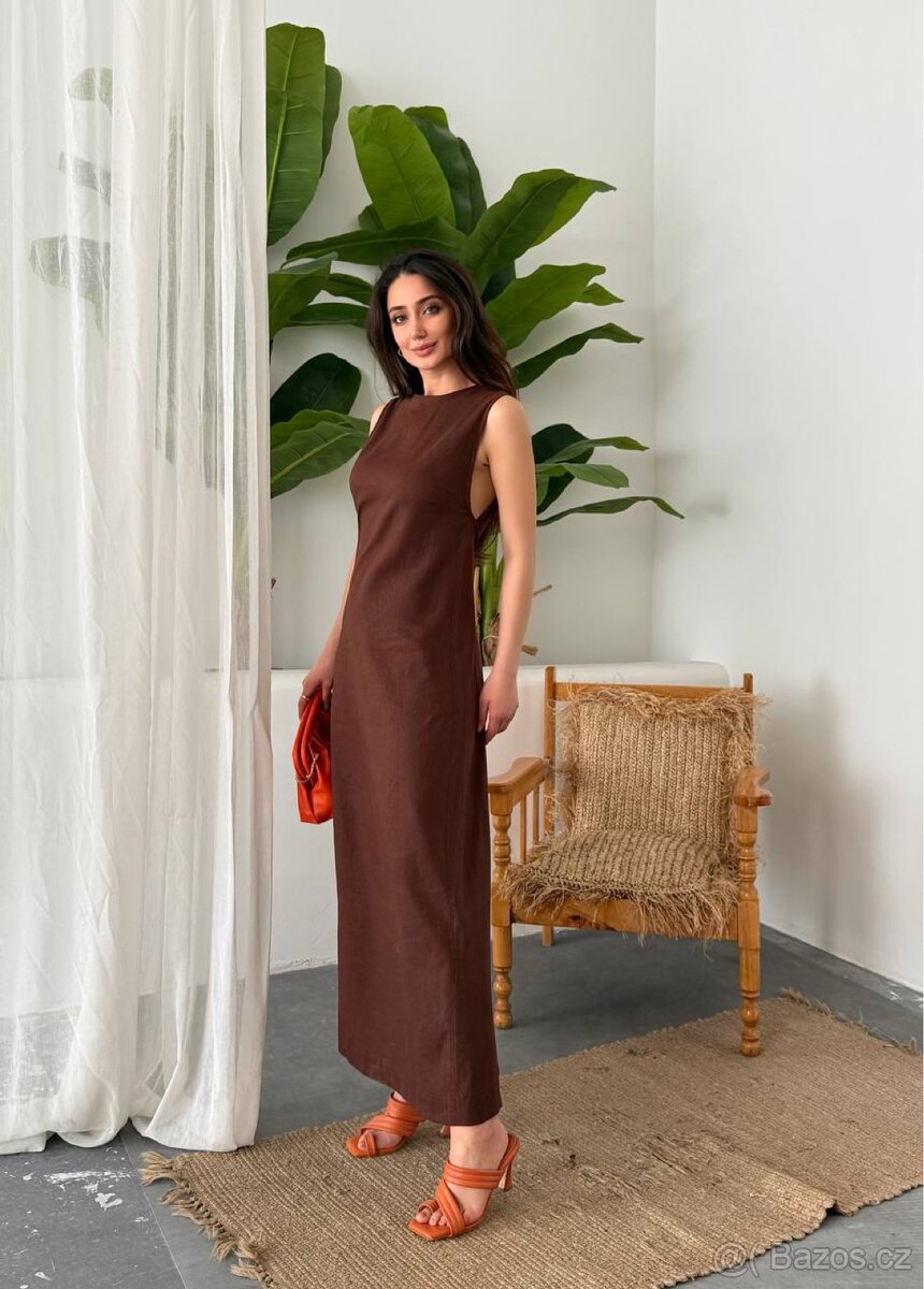 Hnědé šaty - 5