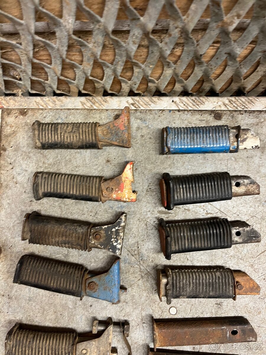 Zadní stupačky Jawa pionýr/mustang - 5