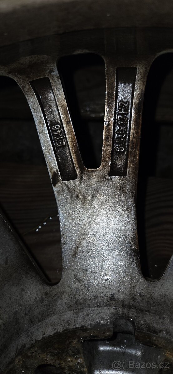 Alu kola r17 4x100 fiat sporting, letní 205/40 - 5