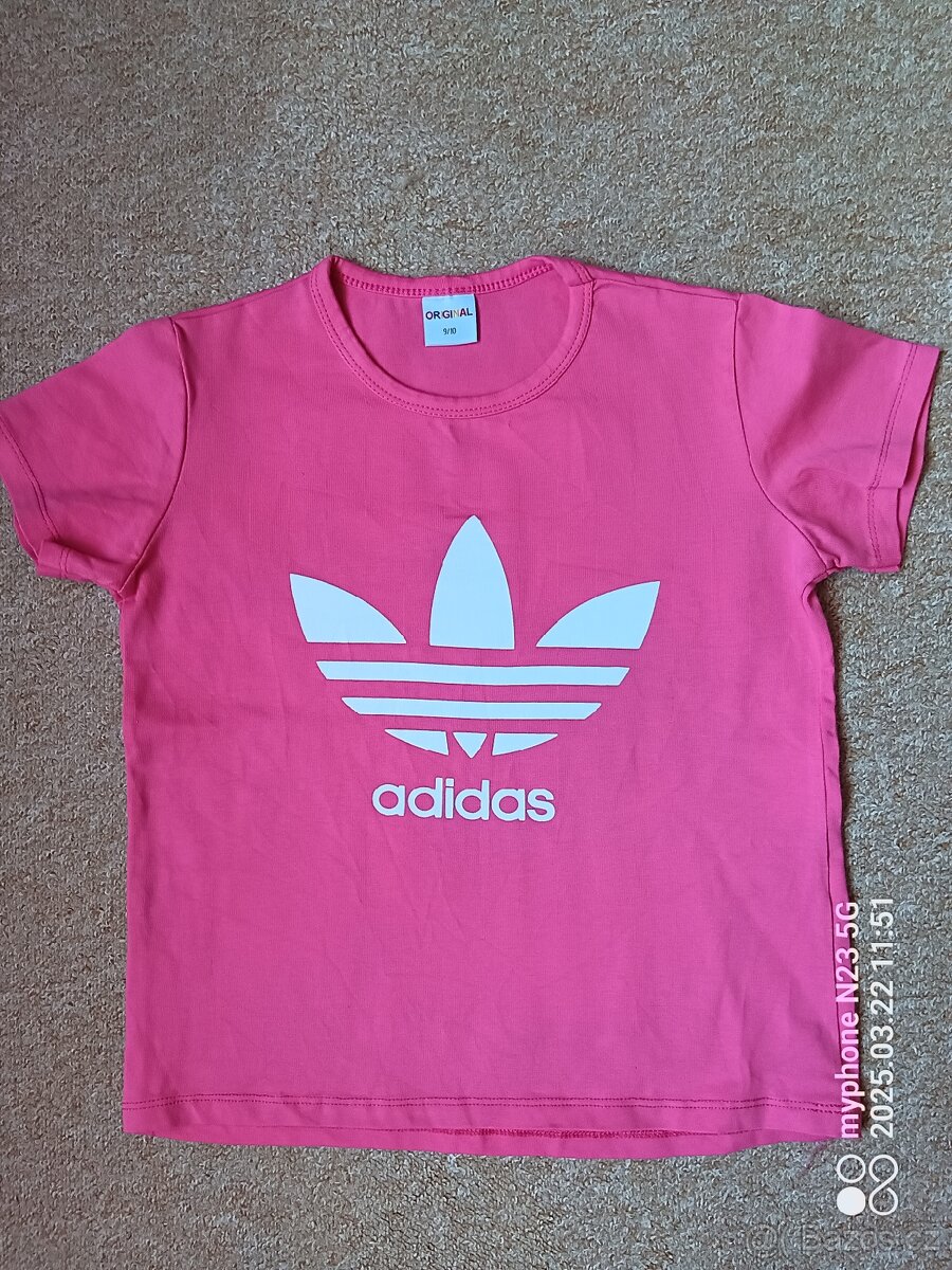 Mikina a tričko zn."ADIDAS" vel."134-140" - 5