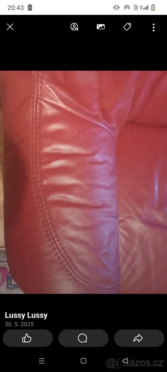 Sedačka 3+2+1 nerozkladaci - 5