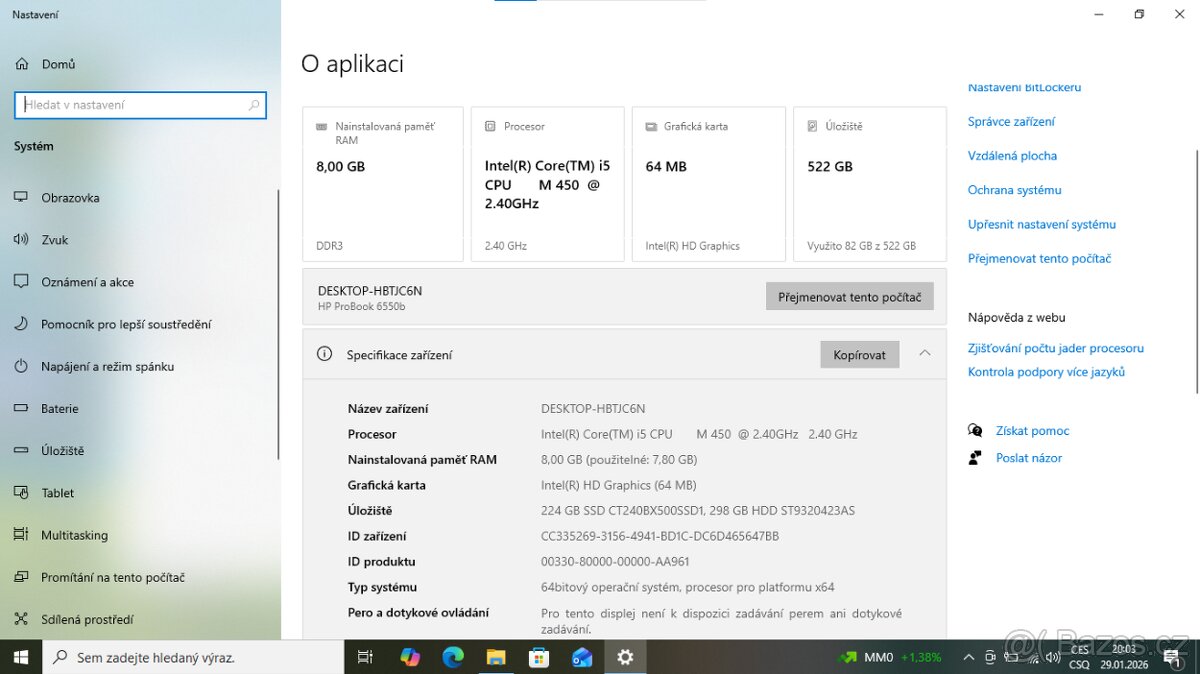 HP ProBook 6550b - 5