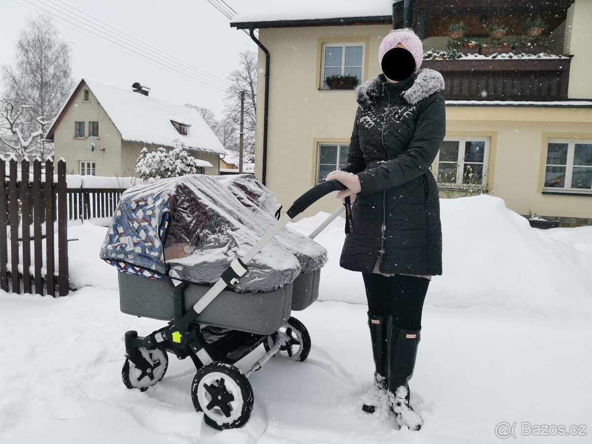 Bugaboo Donkey Twin – po repasu, plná výbava + nová rukojeť - 5