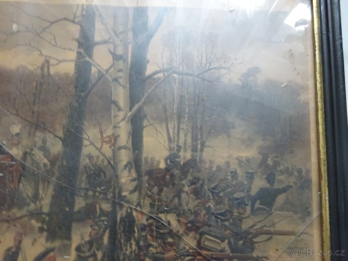Starý tisk bitva - 5
