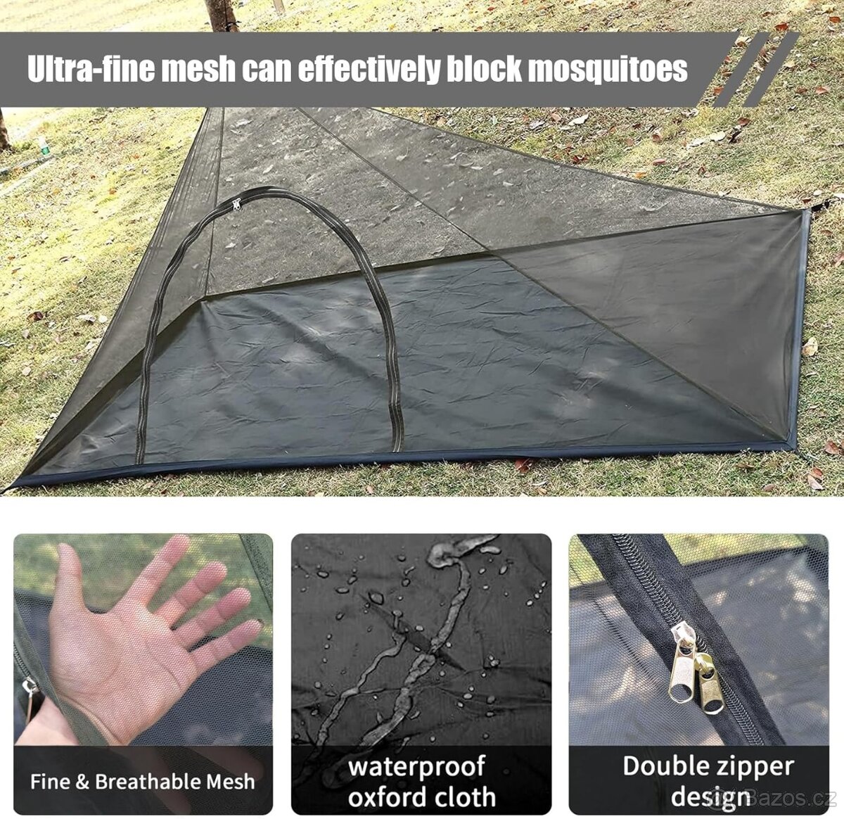 ultralight moskytiera pod tarp,stan - 5