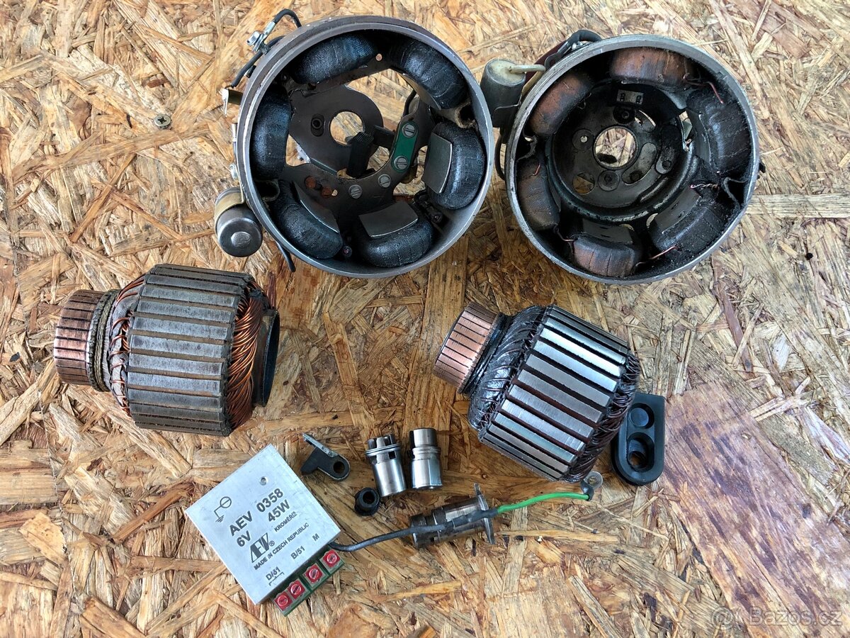 Zapalování DKW NZ 350-1, Jawa Pérák, IŽ 350 - 5