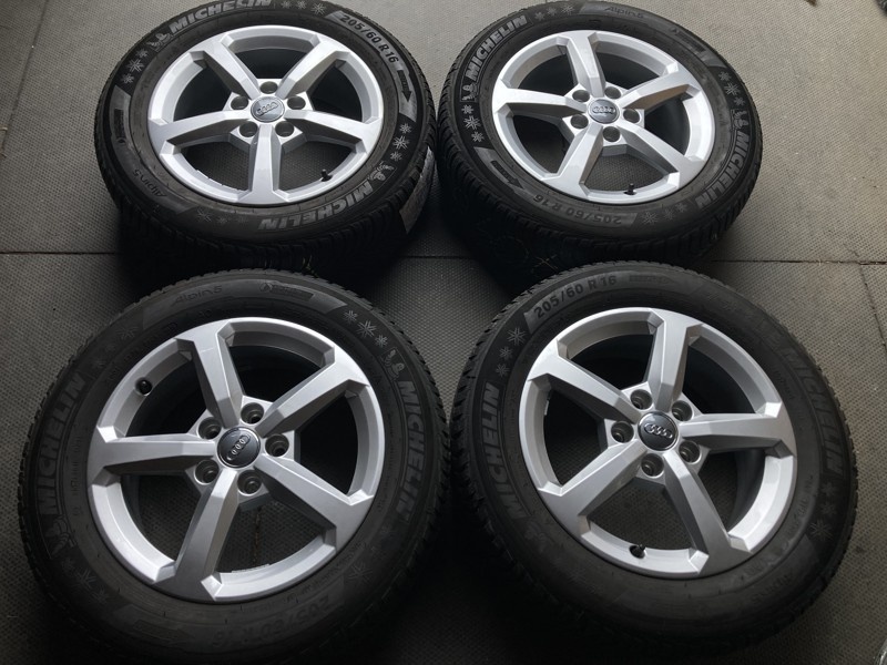 Alu kola AUDI Q2 - KAROQ - VW T-ROC zimní MICHELIN 205/60R16 - 5
