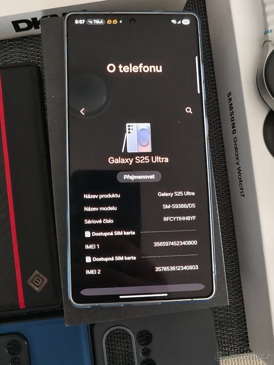 Prodám Samsung Galaxy S25 Ultra 12GB/512GB (SM-S938B/DS) - 5