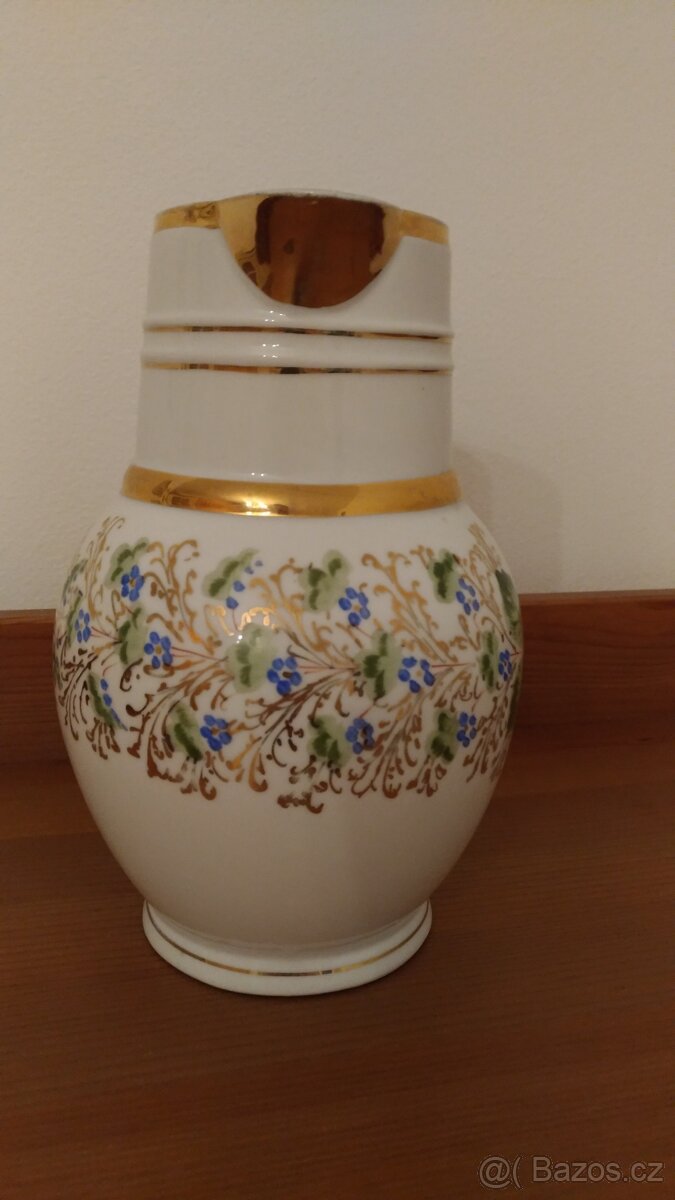Ručně malovaný porcelánový džbán - 5