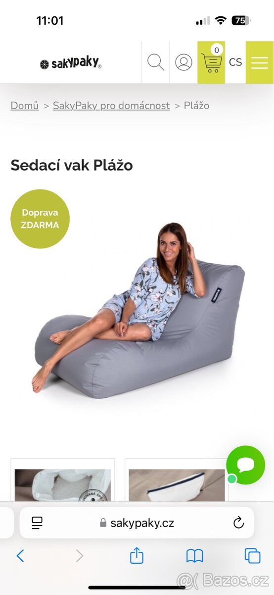 Sedaci / lehaci vak Plazo Sakypaky - 5