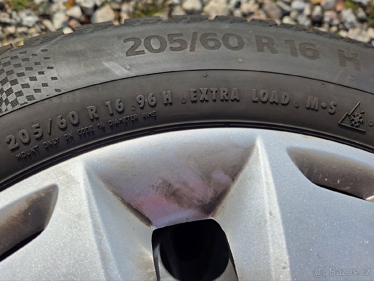 Zimní sada Ford 16" 5x108 pneu 205/60/16 - 5