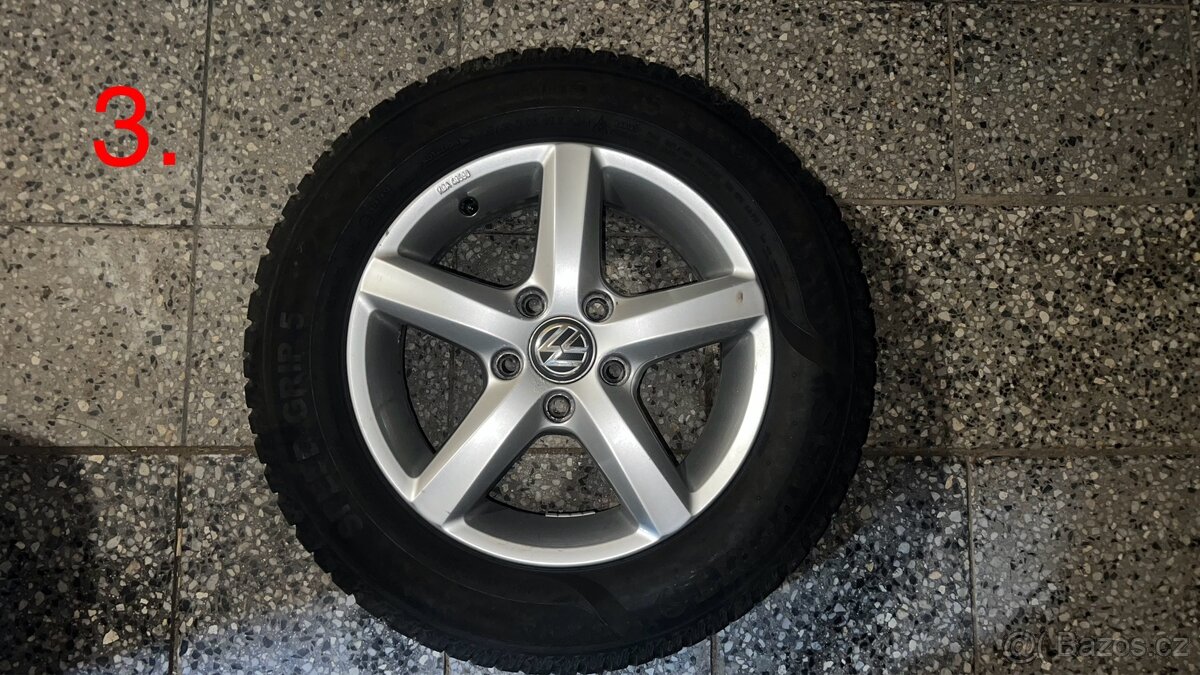 VW ZIMNÍ 195/65 R15 6J ET43 5x112 - 5