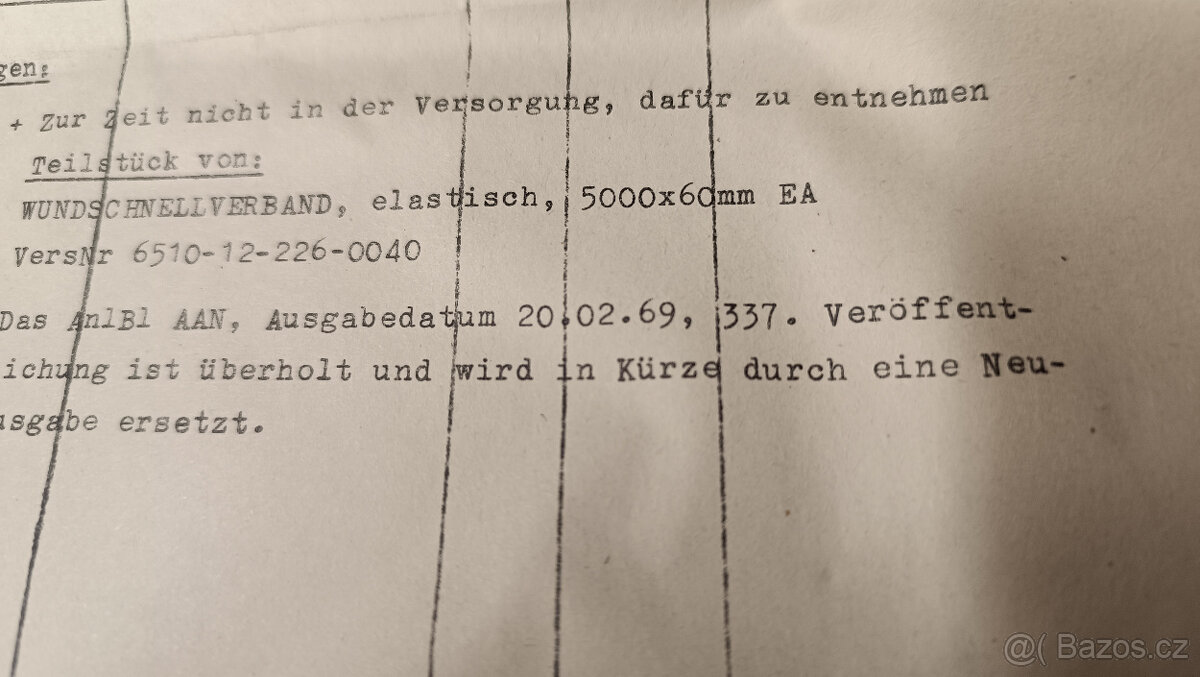 DKW Munga - orig. lekárnička, rok 1969 - 5